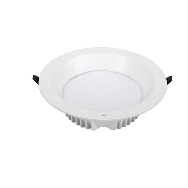 Mejor precio para Downlight WW Comfort High Flux 22W 3000ºK 230mm 120º IP44 SIMON 72525030-8. Desde nuestra tienda a tu casa. Envío a todo España